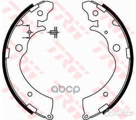 Колодки тормозные барабанные TRW GS8559 GS8559 TRW