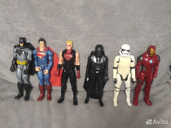 Фигурки супергероев марвел, звёздные войны
