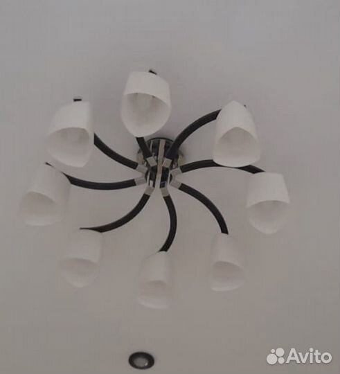 Люстра потолочная бу