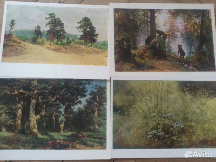 Коллекция открыток с репродукциями картин