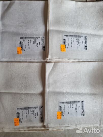 Салфетки сервировочные белые новые