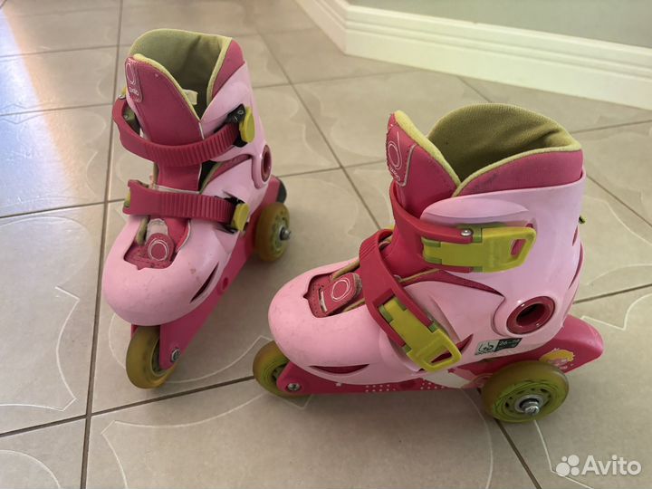 Ролики детские на 3 колеса 26-28размер