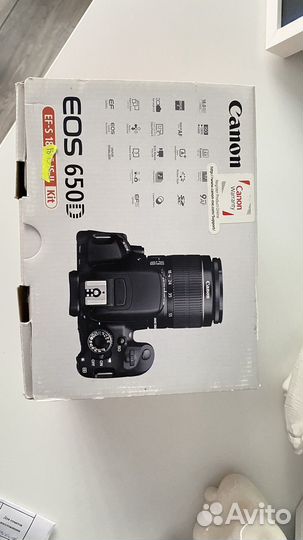 Фотоаппарат canon eos 650d