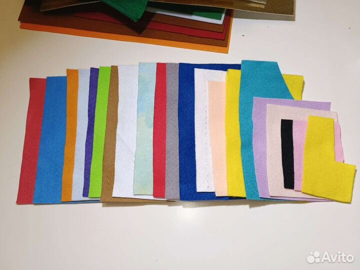 Фетр корейский, фоамиран, велкооткань