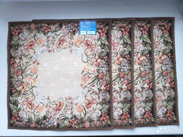 3 вида гобеленовых салфеток