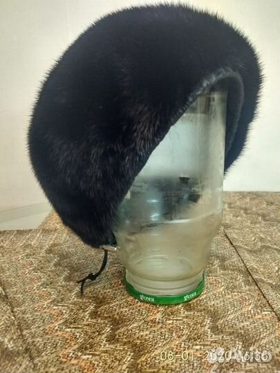 Норковый берет, новый