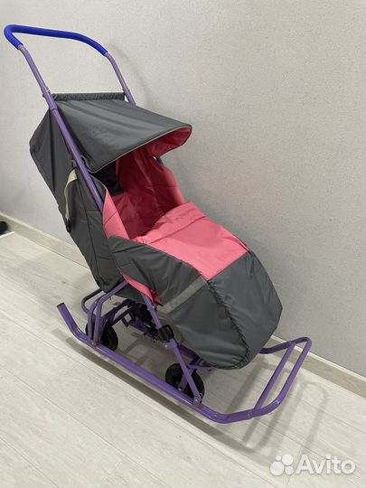 Детские санки коляска