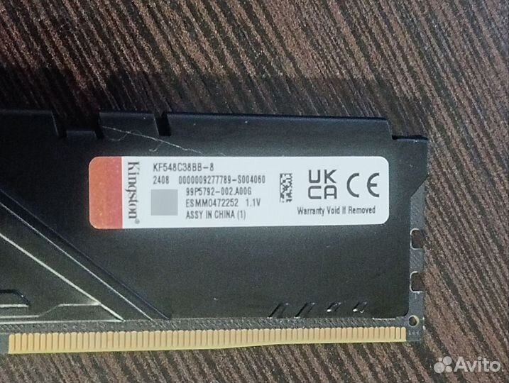 RAM ddr5 8x2GB 4800 Герц