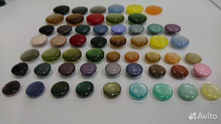 Пуговицы 4966шт карамель 3 размера