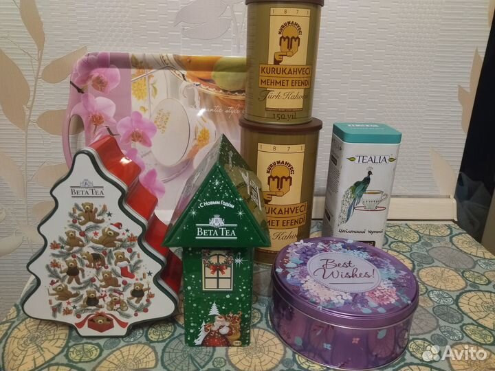 Жестяные банки коробки