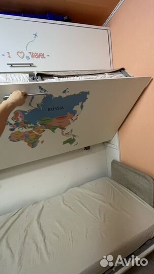 Двухъярусная кровать-трасформер