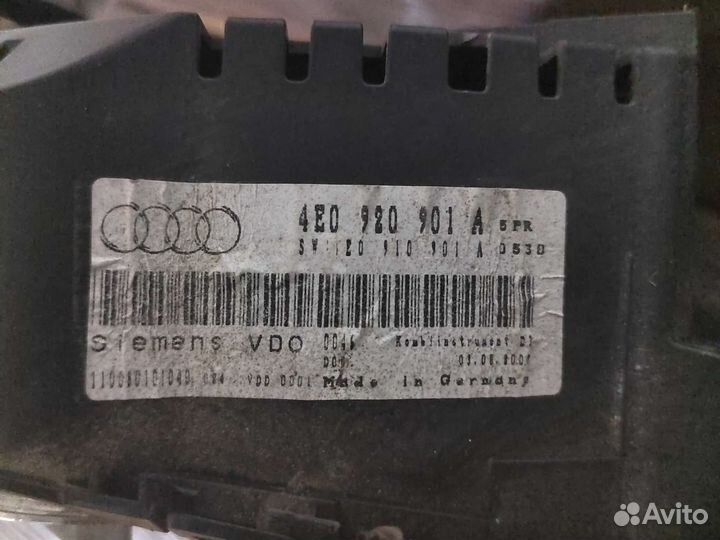 Щиток приборов широкий экран Audi A8 D3