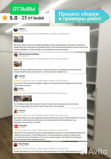 Сборщик мебели. Сборка кухонь