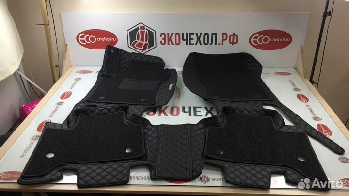 3D Коврики Nissan Patrol из Экокожи