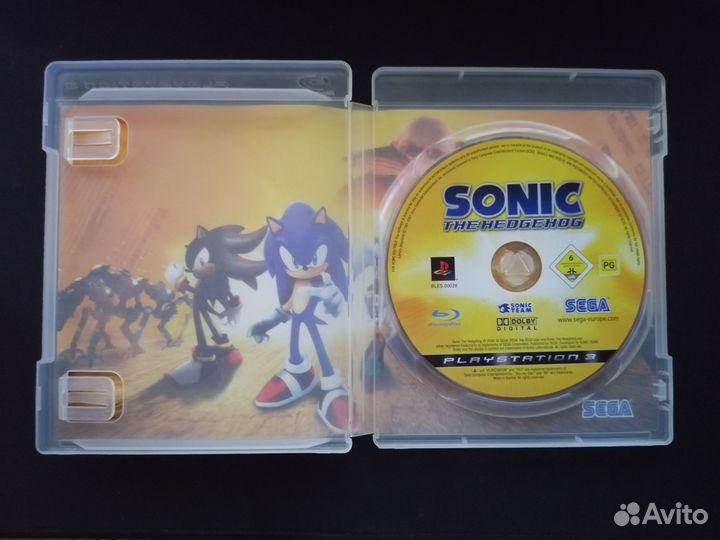 Диск на PS3 Sonic the Hedhehog