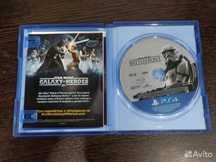 Диск Star wars battlefront 1 для ps4 Б/У
