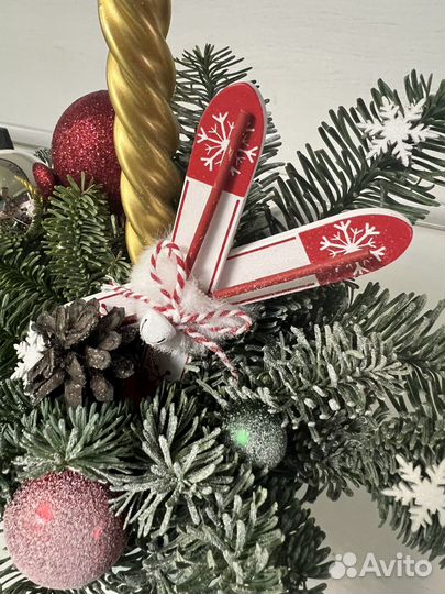 Новогодние украшения из нобилиса