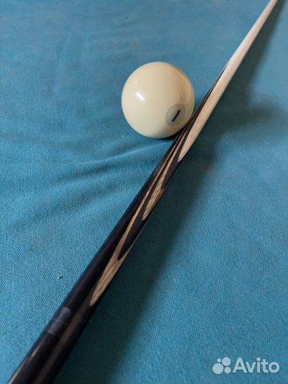 Кий Романа Тропина черный граб зебрано