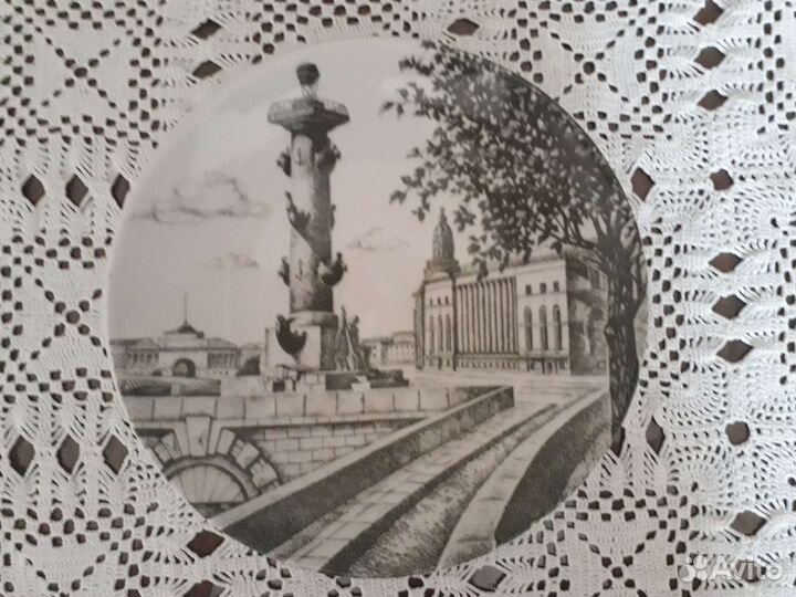 Настенная тарелка лфз СССР