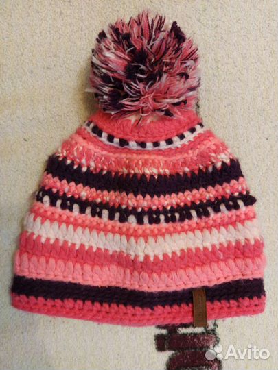 Горнолыжный комбинезон+шапка детский для девочки