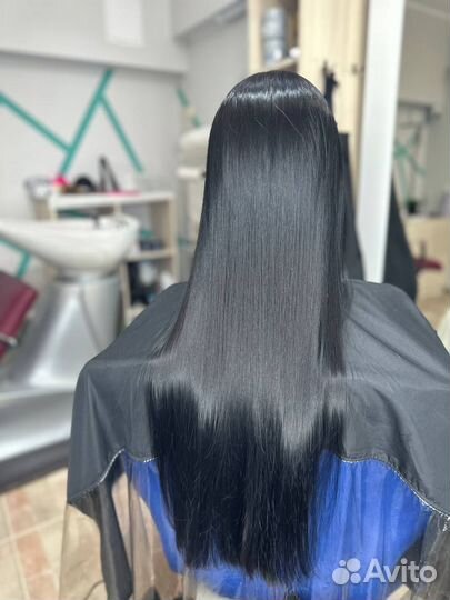 Кератиновое выпрямление волос