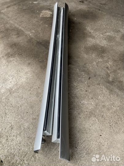 Молдинг порогов накладки toyota avensis т250