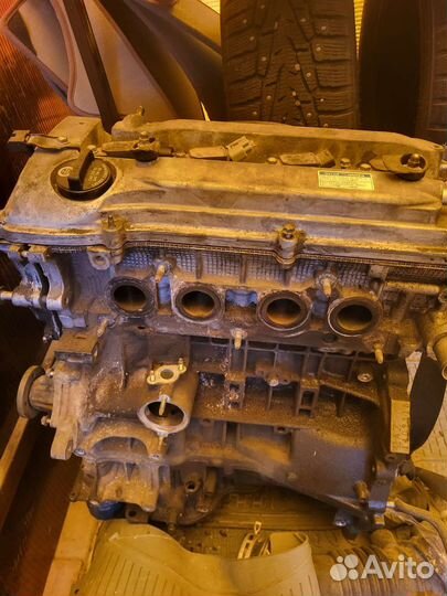 Двигатель toyota 2AZ fe на запчасти