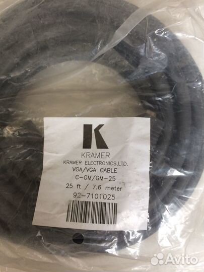 Кабель видео VGA - VGA Kramer C-GM/GF-25