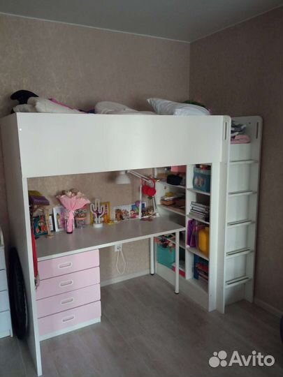 Кровать чердак икея стува