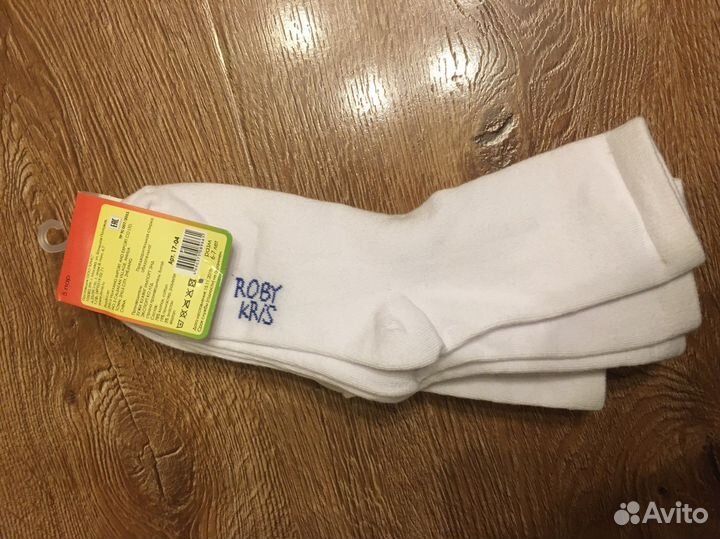 Носки белые Roby Kris 6-7 лет хлопок