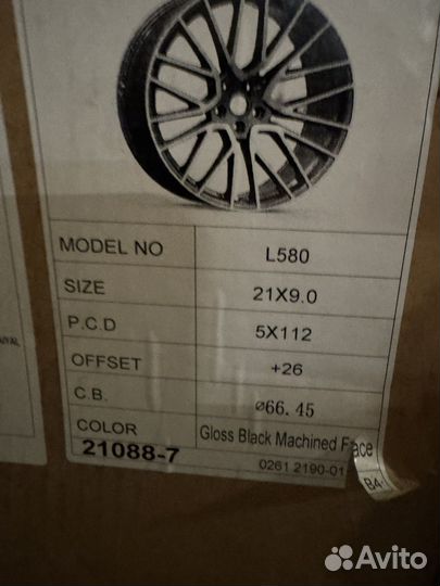 3 новых диска r21 spyder porsche macan