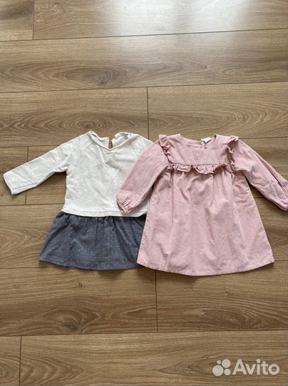 Платье для девочки hm zara 80-86