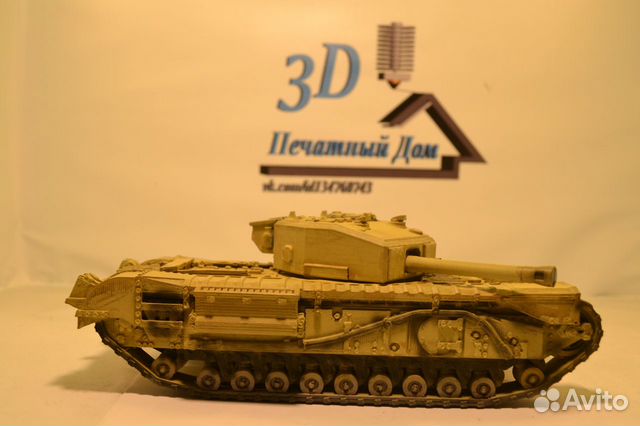 Макет тяжелого танка Черчилль 7 WOT