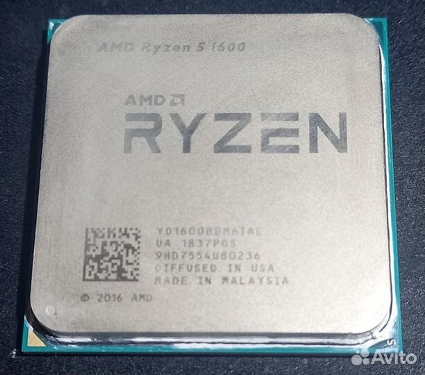 Процессор AMD ryzer 5 1600