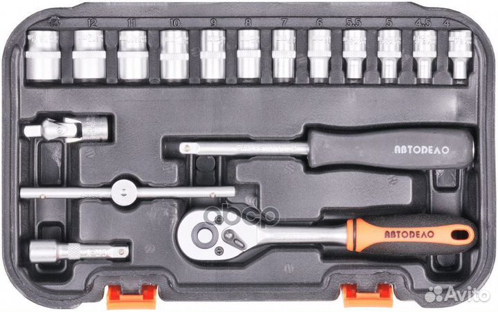 Набор головок (17 предметов) 