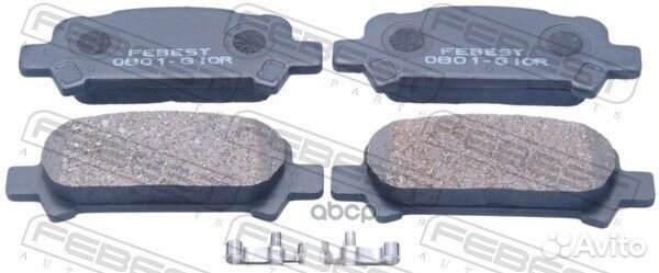 Колодки задние 0801-G10R 0801-G10R Febest