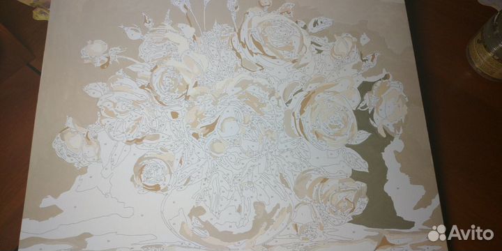 Картина Букет в пастельных тонах