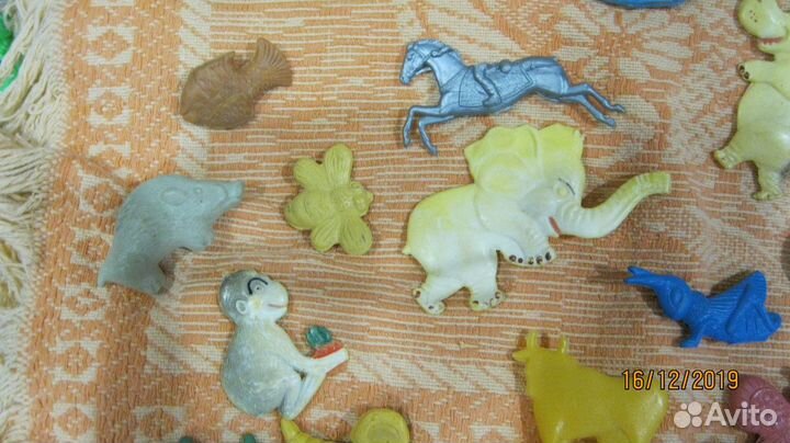 Игрушки 26 животных за все, гипсовые игрушки