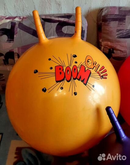 Мяч-прыгун с рожками (2 шт)