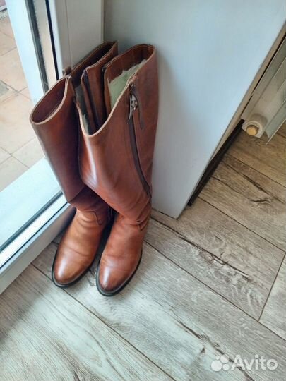 Сапоги зимние женские 37(натуральные кожа и мех)