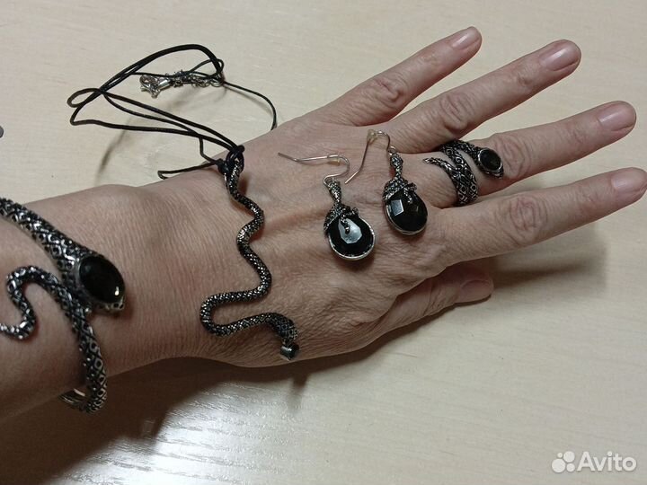 Бижутерия Змея набор