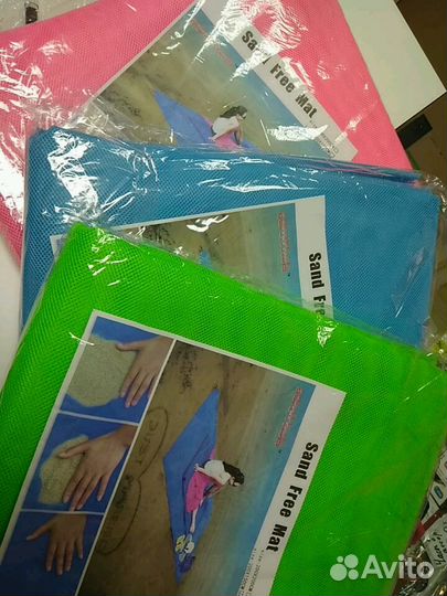 Пляжное покрывало антипесок. Доставка бесплатно