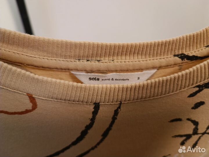 Футболка оверсайз с принтом sela x Лиза Смирнова