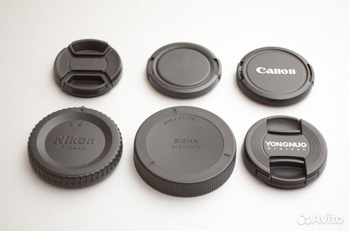 Крышки для объективов и камер (Canon, Nikon)