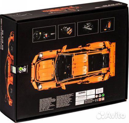 Конструктор Porshe 911 GT3 RS, аналог Lego Техник