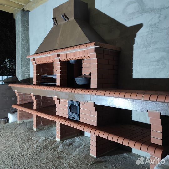 Модульная печь барбекю