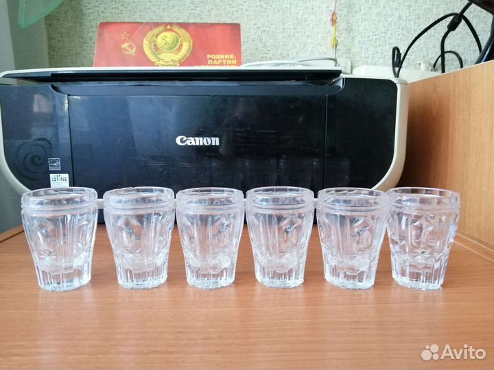 Хрустальные рюмки СССР