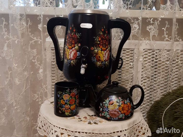 Самовар электрический расписной