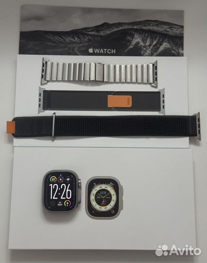 Apple watch ultra 49mm titanium black/gray