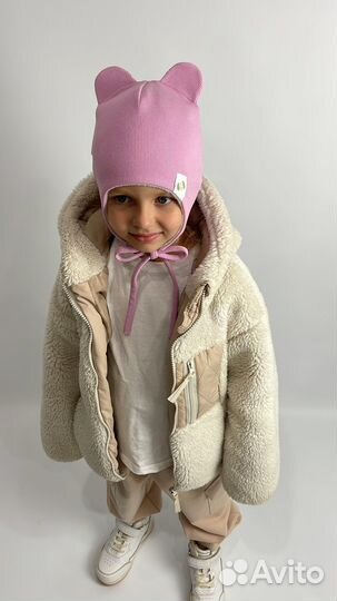 Шапка с вязками